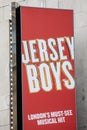 Jersey Boys at the Trafalgar Theatre in London, UK
