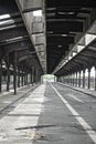 Jersey City, New Jersey, USA: The abandoned New Jersey Central Railroad Terminal Royalty Free Stock Photo