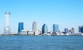 Jersey city skyline Royalty Free Stock Photo