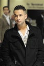 Jersey Shore actor Mike aka The Situation at LAX Royalty Free Stock Photo