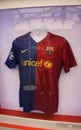 Jersey of soccer star Lionel Messi