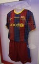 Jersey of soccer star Xavier Hernandez i Creus (Xavi)