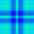 Jersey vector tartan check, simplicity plaid textile background. Multicolor texture pattern seamless fabric in bright and azure Royalty Free Stock Photo