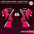 Pink Black and white Jersey design for bikers e-sport squad gaming team soccer team football players