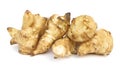 Jerusalem artichoke sunroot sunchoke tuber Royalty Free Stock Photo