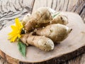 Jerusalem artichokes.