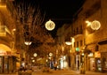 Jerusalem Ben Iehuda stree at night