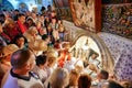 Jerusalem Bethlehem Israel. The grotto of the nativity birthplace of Jesus