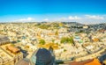 Jerusalem dominated by golden cupola of the dome of the rock, Israel Royalty Free Stock Photo