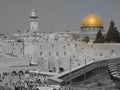 Jerusalem gold and black and white