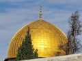 Jerusalem gold dome of Rock Mosque 2012