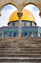 Jerusalem Golden Dome Mosque Royalty Free Stock Photo