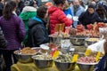 Jerusalem Israe View of unidentified people shopping at Mahane Yehuda market in Jerusalem before the time when the Royalty Free Stock Photo