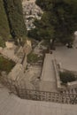 Jerusalem, Israel, ancient staircase near Church of Saint Peter in Gallicantu