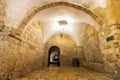 The ancient structure of the tomb of King David in the Jewish Quarter of Jerusalem Royalty Free Stock Photo