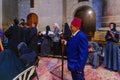 Coptic pray, on Orthodox Good Friday, Holy Sepulchre church