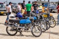 line of classic and vintage Honda motorcycles