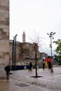 Jerusalem, Israel - 11 April, 2023. View of David Tower from the Jaffa Gate