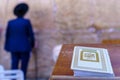 Prayer book, Western Wall, old city of Jerusalem