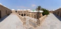 The Muslim shrine - the complex of the grave of the prophet Moses in the old Muslim cemetery, near Jerusalem, in Israel