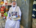 Jerusalem Israel. Beggar in the streets of the old city