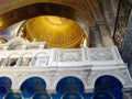 JERUSALEM, ISRAEL Church of the Holy Sepulcher. View inside Royalty Free Stock Photo