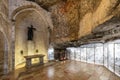 Church of the Holy Sepulchre interior with Chapel of the Invention of the Holy Cross beneath Chapel of Saint Helena in Christian Royalty Free Stock Photo
