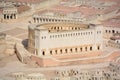 The City of David A model in the Israel Museum Israel Royalty Free Stock Photo