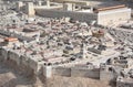 The City of David A model in the Israel Museum Israel Royalty Free Stock Photo