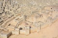 The City of David A model in the Israel Museum Israel Royalty Free Stock Photo