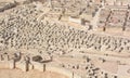 The City of David A model in the Israel Museum Israel. Royalty Free Stock Photo