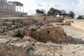 Archaeological excavations of the crusader fortress located on the site of the tomb of the prophet Samuel on Mount Joy near