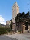 Augusta Victoria Hospital Compound tower, Jerusalem Royalty Free Stock Photo