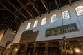 The interior of the Christmas Cave in the Church of Nativity in Bethlehem in Palestine Royalty Free Stock Photo