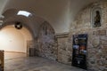 The interior of the Milk Grotto Church in Bethlehem in Palestine