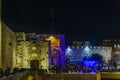 Jerusalem City Night Scene