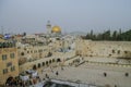 Jerusalem, Israel -December 11, 2010: Western Wall and Dome of t Royalty Free Stock Photo