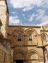 JERUSALEM, ISRAEL. Facade of Church of the Resurrection Royalty Free Stock Photo