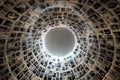 Jerusalem, Israel - February 27th, 2017: The Hall of Names in the Yad Vashem Holocaust Memorial Site in Jerusalem, Israel,