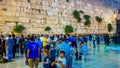 Western Wall in Jerusalem is a major Jewish sacred place