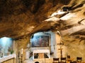 JERUSALEM, ISRAEL - JULY 13, 2015: Interior view of Grotto of Gethsemane