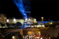 Blue lasers show at Jerusalem Light Festival