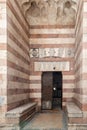 Entrance to the Salamia Madrasah on King Faisal Street in the old city of Jerusalem. Built in the 1320s. Abul Fida as-Salami - a