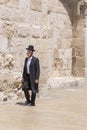 An ultra-orthodox jewish or Haridi man in Jerusalem