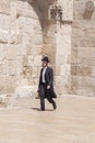 An ultra-orthodox jewish or Haridi man in Jerusalem