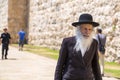 An ultra-orthodox jewish or Haridi man in Jerusalem