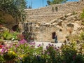 The Garden Tomb, rock tomb in Jerusalem, Israel