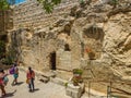 The Garden Tomb, rock tomb in Jerusalem, Israel