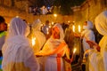 Paschal Vigil Easter Holy Saturday of Ethiopian Orthodox Tewahedo Church Royalty Free Stock Photo