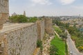 View from the Tower of David on the Armenian Patriarchate in the south